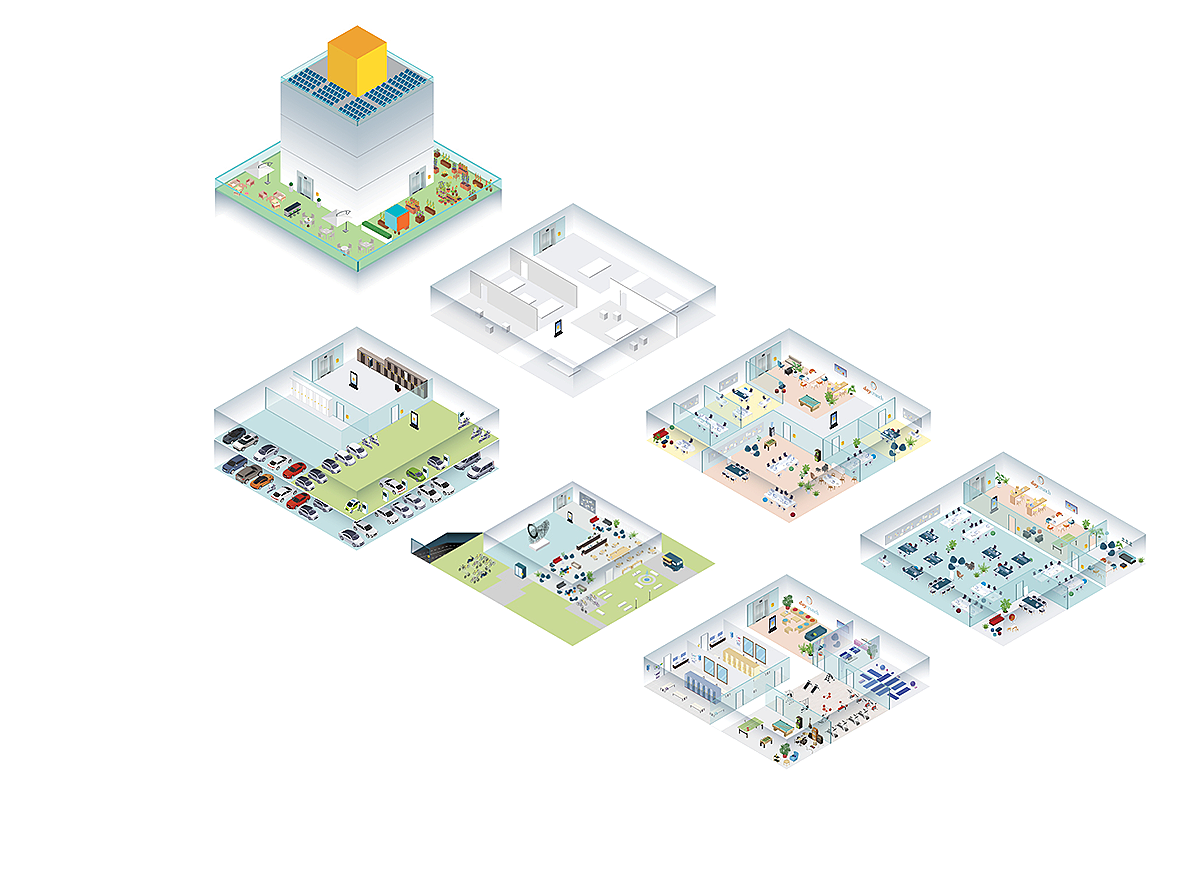 Bürofläche Map 1